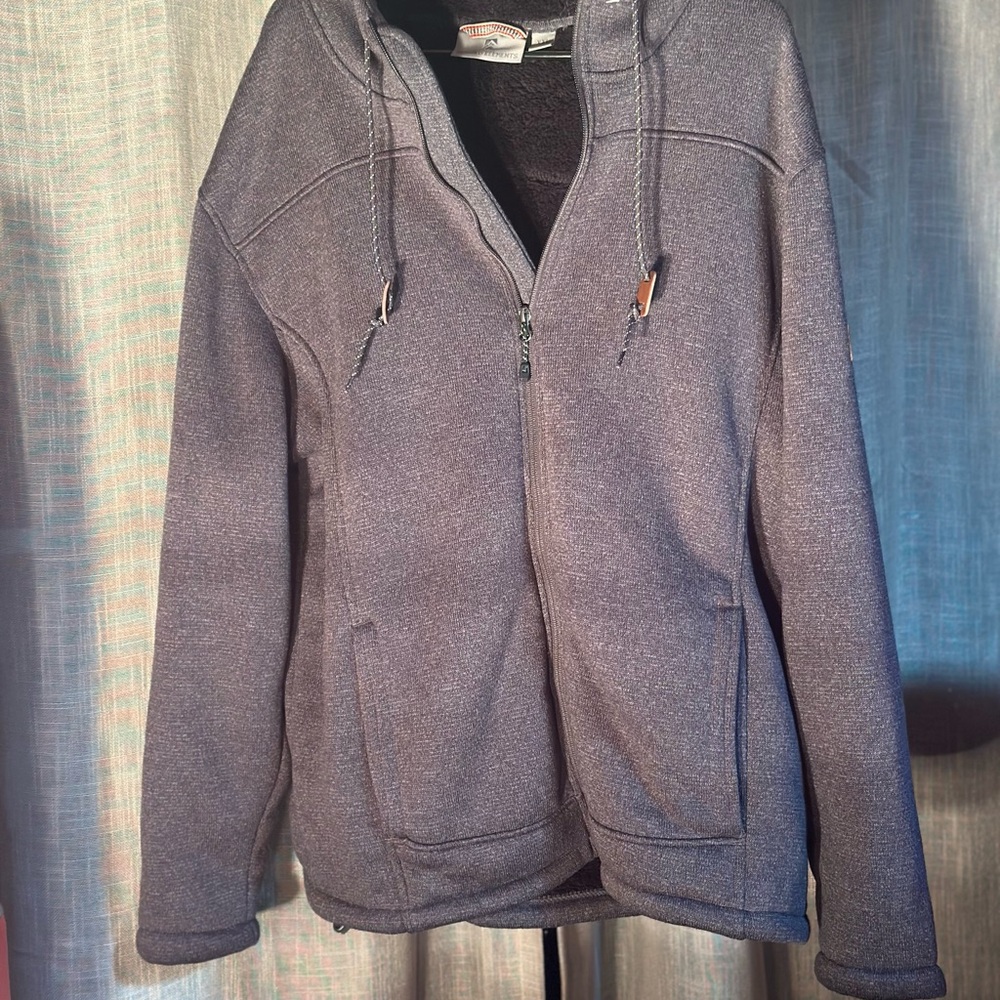 Gray Hooded Jacket
